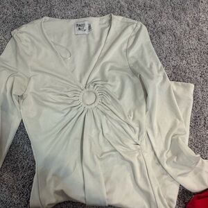 Princess Polly Ivory Long Sleeve Top